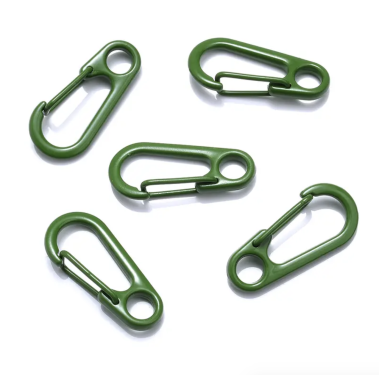 Mini-Karabiner, ca. 3 x 1,5cm, Pulverbeschichtet