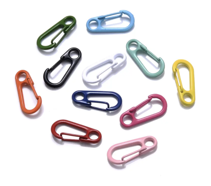 Mini-Karabiner, ca. 3 x 1,5cm, Pulverbeschichtet