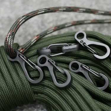 Mini-Karabiner, ca. 3 x 1,5cm, Pulverbeschichtet
