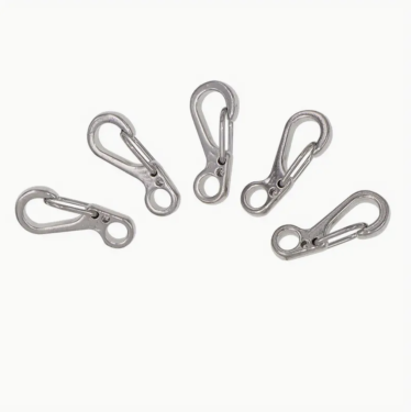 Mini-Karabiner, ca. 3 x 1,5cm, Pulverbeschichtet