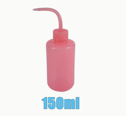 Spritzflasche mit abgewinkeltem Ausguss, 150ml, rosa