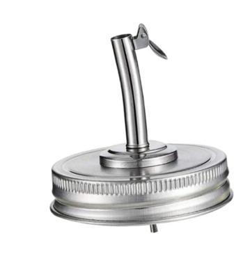 Moonshine Glasaufsatz Öl-Ausgießer für Mason-Jar Gläser 7cm