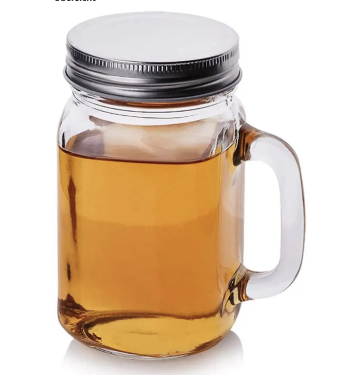 Mini-Mason Jar Bügel-Shotglas, mit Deckel, 40ml
