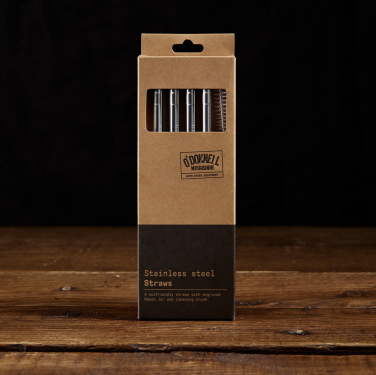 O'Donnell Strohhalm-Set aus Edelstahl, 5-tlg.