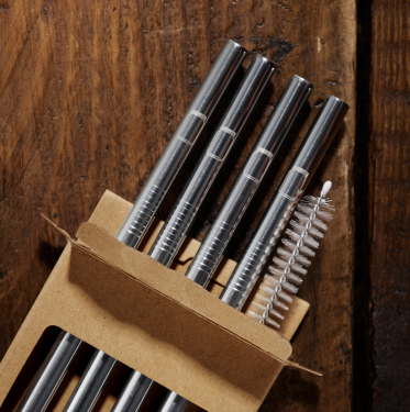 O'Donnell Strohhalm-Set aus Edelstahl, 5-tlg.