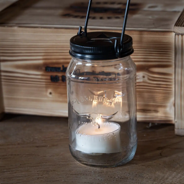 Moonshine Teelicht-Lampenaufsatz für Mason Jar Gläser