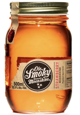 Ole Smoky Moonshine Strawberry – Erdbeerlikör 500ml, 32,5% Vol.