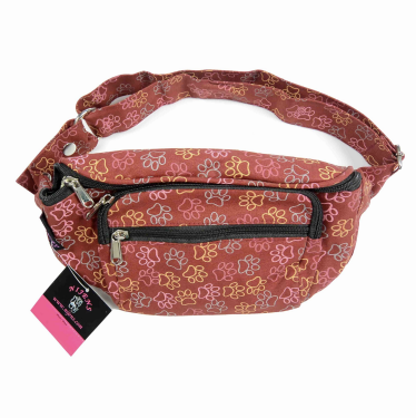 Bauchtasche Crossbodybag Gassi-Tasche S-XXXL Stoff - Torino, Rot