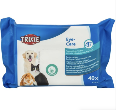 Trixie Augenpflegetücher, Inhalt: 40 Stk.