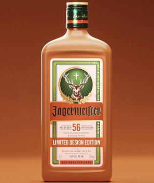Jägermeister 0,7L Limited Design Edition orange