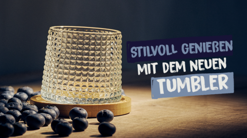 O´Donnell Whisky Tumbler mit Untersetzer