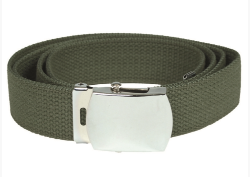 Miltec US Hosengürtel 30mm aus Baumwolle Olivgrün
