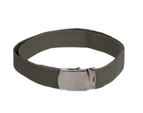 Miltec US Hosengürtel 38mm aus Baumwolle, Olivgrün