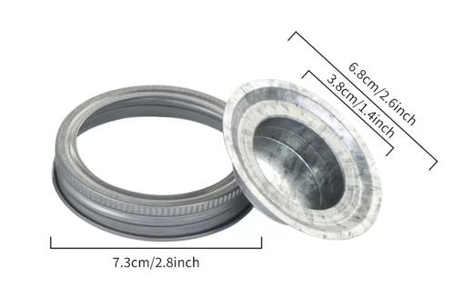 Teelicht-Deckeleinsatz für Moonshine-Gläser 70mm