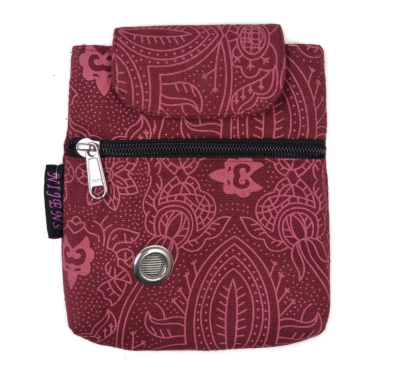 Nijens Baza 13 Leckerli-Tasche / Hundekotbeutelspender aus Canvas, rot