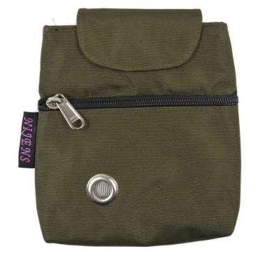 Nijens Baza 71010 Leckerli-Tasche / Hundekotbeutelspender, wasserabweisend, oliv
