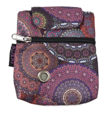 Nijens Baza 71082 Leckerli-Tasche / Hundekotbeutelspender, wasserabweisend, Mandala violett