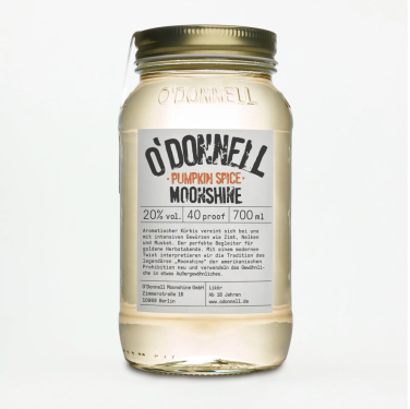 O´Donnell Moonshine Pumpkin Spice Likör - 20% vol., 700ml, ohne Ausgießer