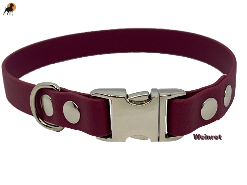 HWP Biothane Beta Halsband 19mm, mit Alu-Verschluß