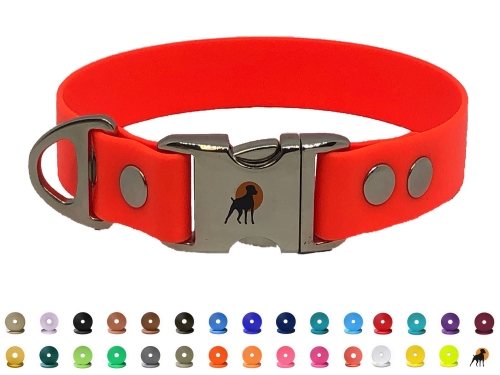 HWP Biothane Beta Maßhalsband 25mm mit Alu-Verschluß
