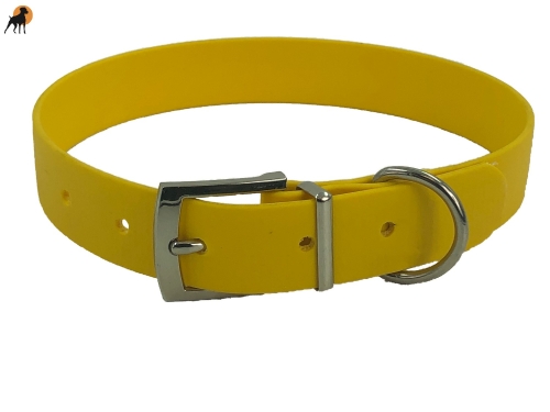 Biothane Beta Halsband Edge, mit Designschnalle, Handmade, Breite: 25mm