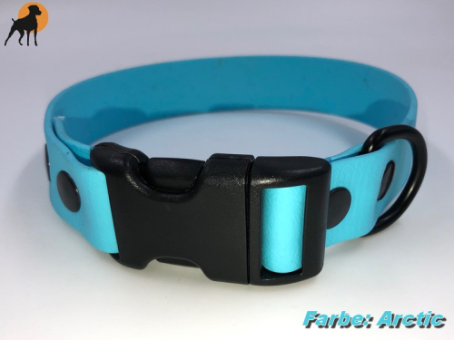 HWP Biothane Beta Maßhalsband FUN 25mm, mit Wienerlock PVC Verschluß