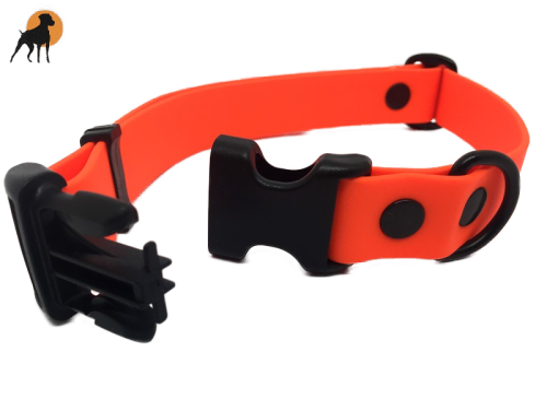 HWP Biothane Beta Halsband FUN verstellbar, 25mm x 40-60cm, mit Wienerlock PVC Verschluß