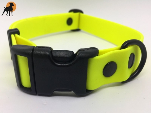 HWP Biothane Beta Halsband FUN verstellbar, 25mm x 40-60cm, mit Wienerlock PVC Verschluß