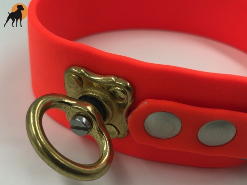 Biothane Beta Schweißhalsung PRO 30mm, Signalorange