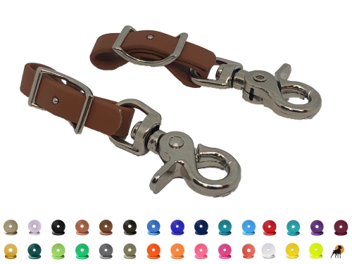 Biothane Beta Steigbügelhalter, Steigbügelaufhänger 12mm, mit Conwayschnalle VC