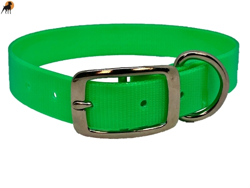 Biothane Gold Transculent Halsband Classic, Dornschnalle rund, Breite: 25mm
