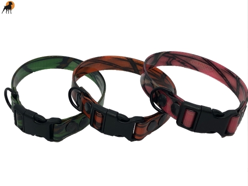 HWP Biothane Camo Maßhalsband FUN 19mm, mit Wienerlock PVC Verschluß