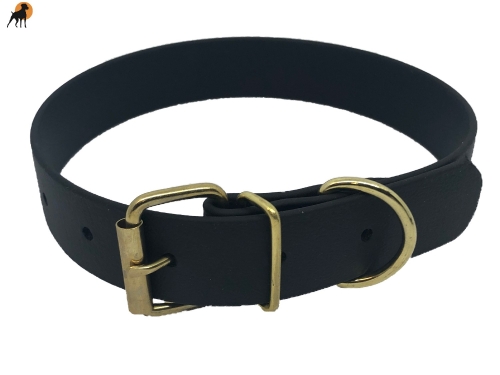 Biothane Beta Halsband Basic, mit Rollschnalle, Handmade, Breite: 25mm
