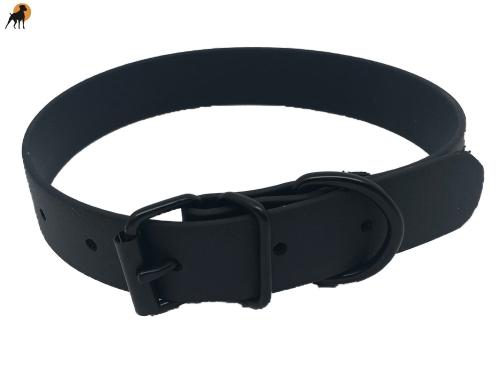 Biothane Beta Halsband Basic, mit Rollschnalle, Handmade, Breite: 25mm