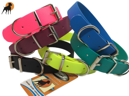Biothane Beta Halsband Basic, mit Rollschnalle, Handmade, Breite: 25mm