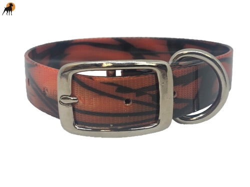 Biothane Camouflage Halsband Classic, mit Dornschnalle, Breite: 25mm