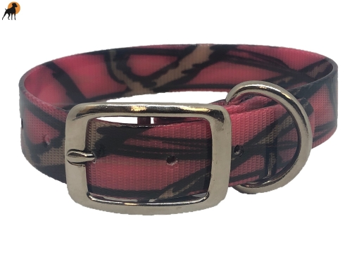 Biothane Camouflage Halsband Classic, mit Dornschnalle, Breite: 25mm