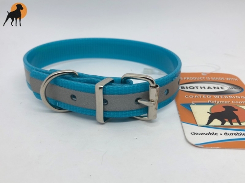 Biothane Reflect Warnhalsband Basic, Breite: 19mm