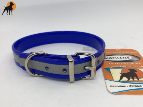 Biothane Reflect Warnhalsband Basic, Breite: 19mm