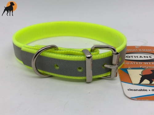 Biothane Reflect Warnhalsband Basic, Breite: 19mm