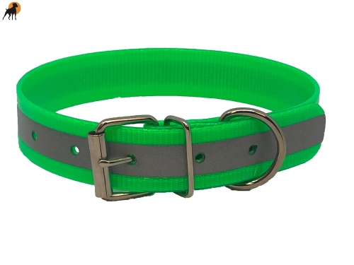 Biothane Reflect Warnhalsband Basic, Breite: 25mm