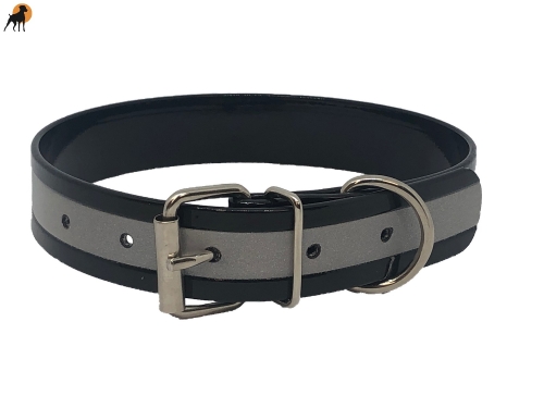 Biothane Reflect Warnhalsband Basic, Breite: 25mm