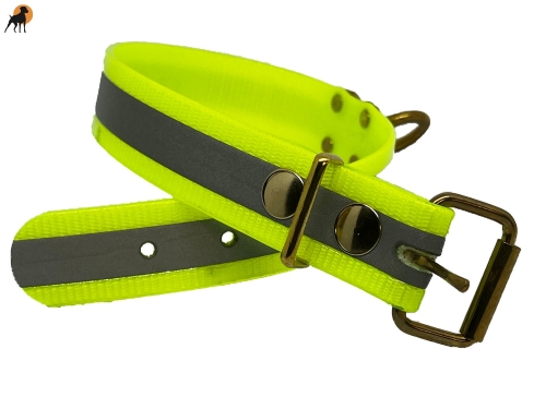 Biothane Reflect Schweißhalsung Basic 25mm, verstellbar