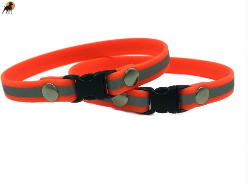 2 Stk. TPU Sicherheits- Arm/Fußbänder, Breite: 13mm, Signalorage reflektierend f. Jogging, ect.