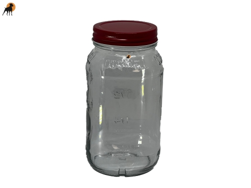 Ersatzdeckel für Moonshine Gläser, 70mm, rot