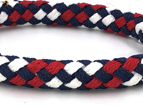 G2 Tauwerk Halsband Basic, rund geflochten, mit Zugstop, America