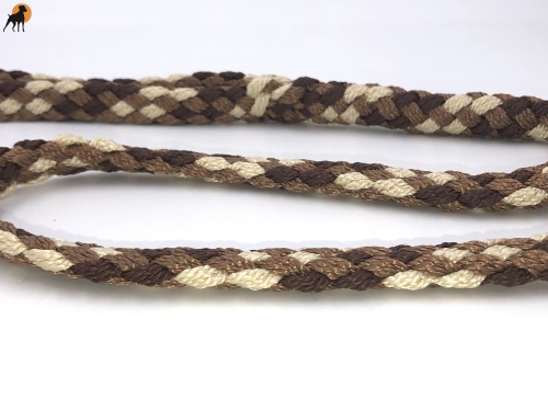 Tauwerk Agility & Retrieverleine G2 Classic 150cm, rund geflochten, Cappuccino
