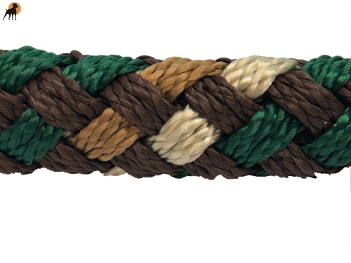 G2 Tauwerk Halsband Basic, rund geflochten, mit Zugstop, Nature