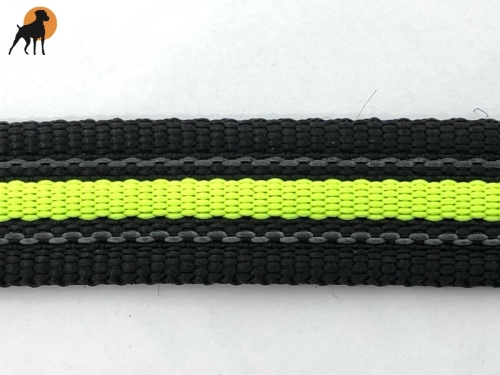 HWP Kurzführer Neon, gummiert 20mm x 25cm, mit Handschlaufe