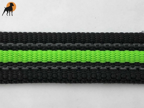 HWP Kurzführer Neon, gummiert 20mm x 25cm, mit Handschlaufe